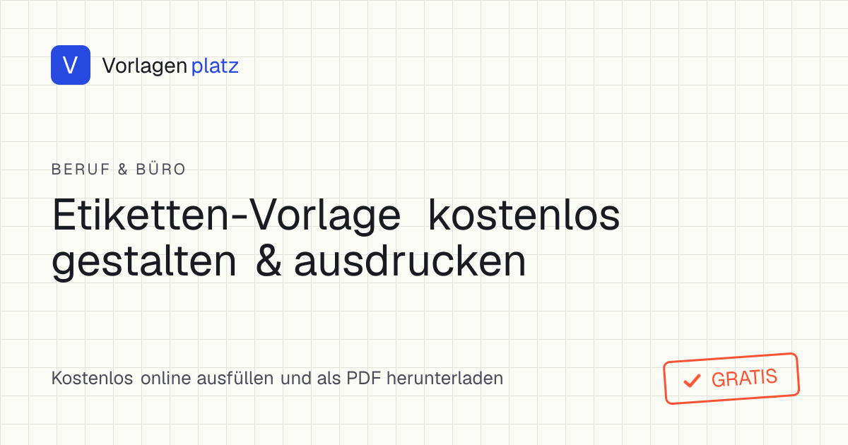 Etiketten-Vorlage zum kostenlosen Gestalten und Ausdrucken – Avery-Zweckform- und HERMA-Etikettenbögen 70 × 37 mm passgenau bedrucken