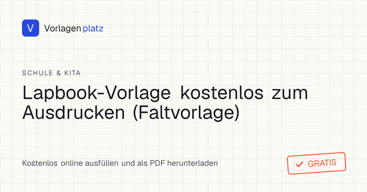 Lapbook Vorlage zum Ausdrucken – faltbares Türen-Element mit Außenschnittlinie und zwei senkrechten Falzlinien als Lapbook-Grundvorlage