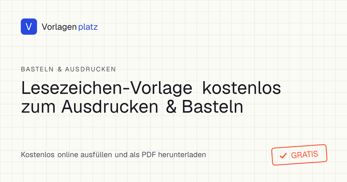 Lesezeichen Vorlage zum Ausdrucken und Ausschneiden – abgerundeter Streifen mit Loch für die Quaste zum Bemalen und Verzieren