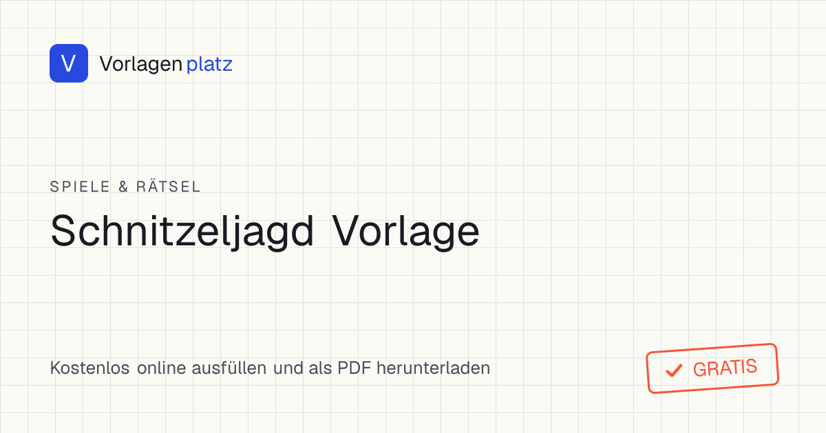 Schnitzeljagd Vorlage zum kostenlosen Ausdrucken – Laufplan mit Motto, Stationen, Aufgaben und Schatzversteck für den Kindergeburtstag